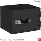 Yale YFM310 tűzálló (16 l) közepes méretű széfek – Tűzvédelem 60