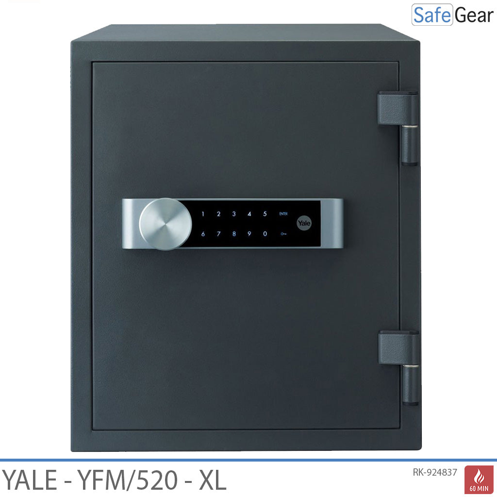 Yale YFM520 tűzálló (37L) XL – Széfek – Tűzvédelem 60 perc