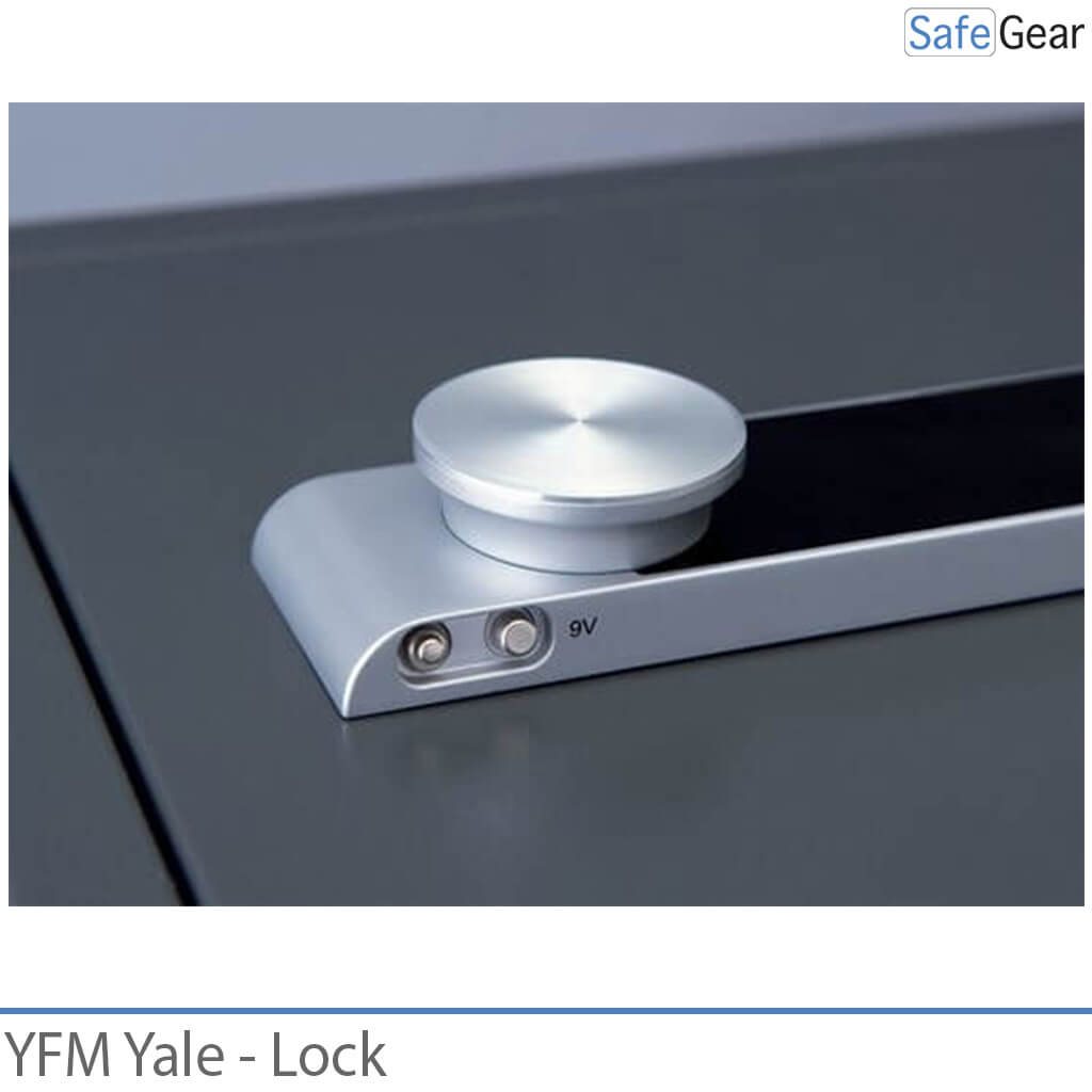 Yale YFM310 tűzálló (16 l) közepes méretű széfek – Tűzvédelem 60